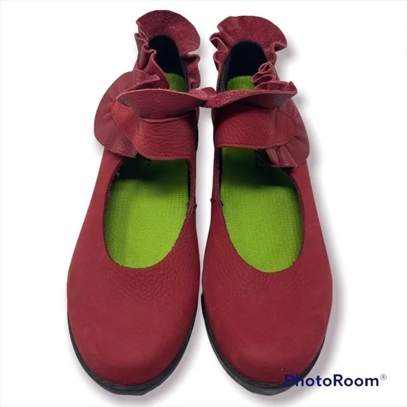 Loints of Holland Mary Jane Heels with Superfeet Insoles – Size 38 Burgundy - Picture 2 of 11